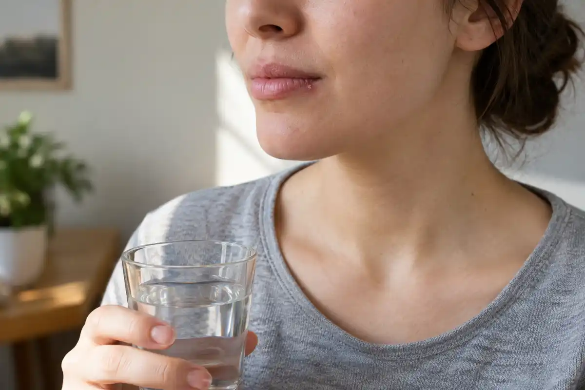 Bouton de fièvre : l’eau fraîche peut apaiser l’inconfort, tandis que les remèdes maison ne sont pas des traitements antiviraux prouvés.